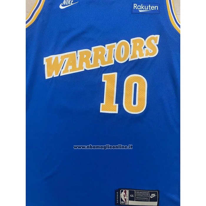 Maglia Golden State Warriors Tim Hardaway #10 Classic 2022-23 Blu